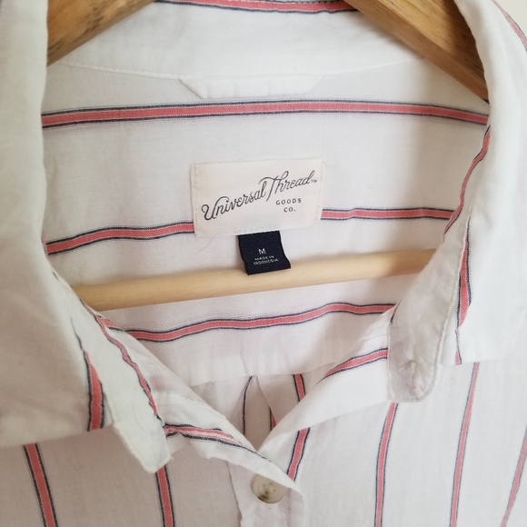 Universal Thread Pin Stripe Button Up Top - Picture 2 of 3